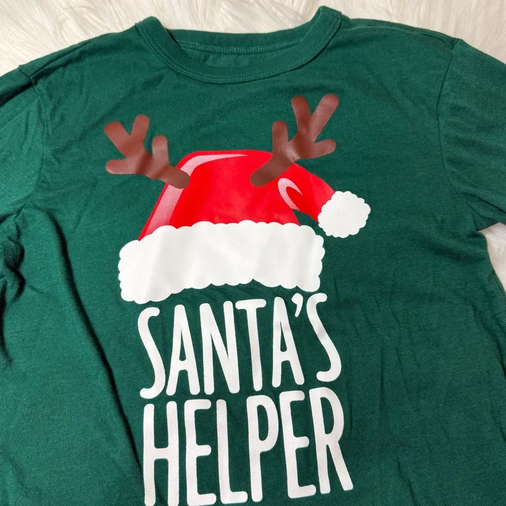 The Children’s Place Youth Boy Size Small (5/6) Long Sleeve Holiday Shirt